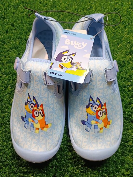 Bluey Other - Bluey & Bingo Toddler Water Shoes - NWT Size 13/1